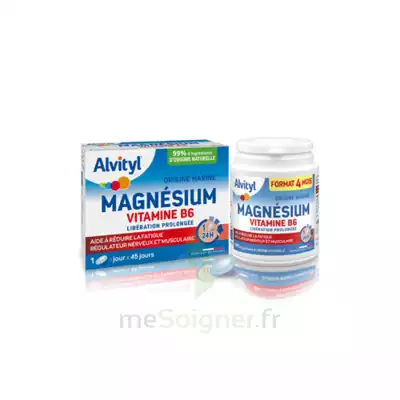 Alvityl Magnésium Vitamine B6 Libération Prolongée Comprimés Lp B/45 à DELLE